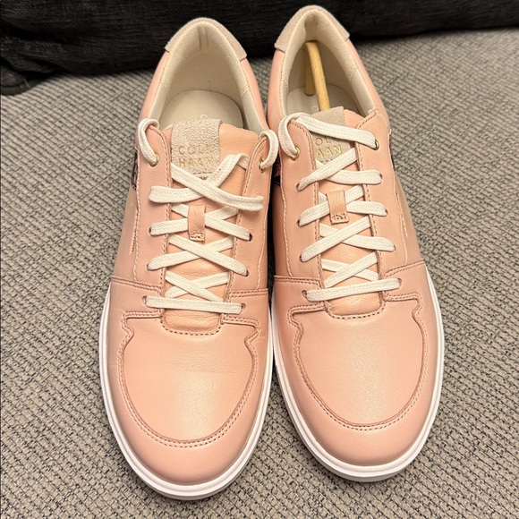 Cole Haan Pink Sneakers with Snake Print Detail - Picture 3 of 7